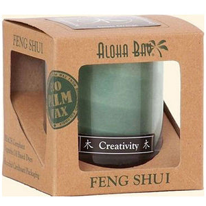 Aloha Bay, Feng Shui Candle Jar, Wood Creativity 2.5 oz