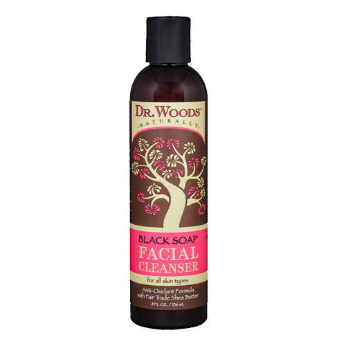 Dr.Woods Products, Black Soap & Shea Butter Facial Cleanser, 8 oz