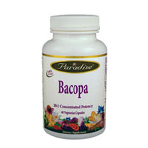 Bacopa 50% Bacosides 60 Vcap by Paradise Herbs