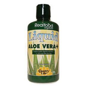 Country Life, Realfood Organics Liquid Aloe Vera+, 32 fl oz