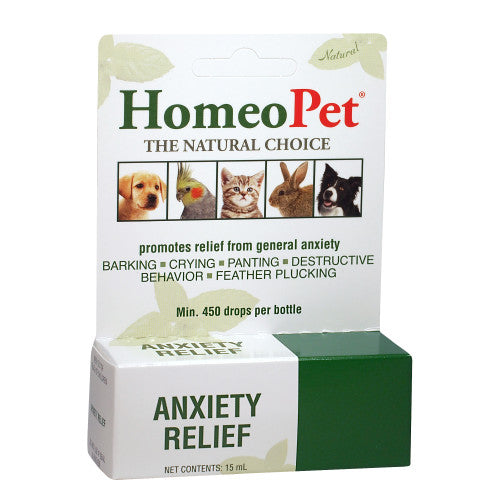 Anxiety Relief 15 ml by HomeoPet Solutions