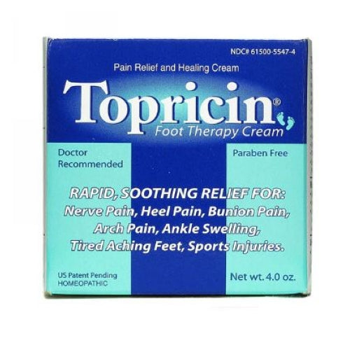 Topricin, Topricin Foot Therapy Cream, 4 oz