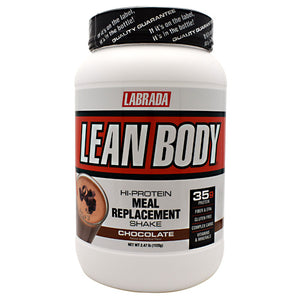 LABRADA NUTRITION, Lean Body Meal Replacement Formula, Chocolate Ice Cream 2.47 lb