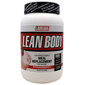 LABRADA NUTRITION, Lean Body Meal Replacement Formula, StrawBerry 2.47 lb