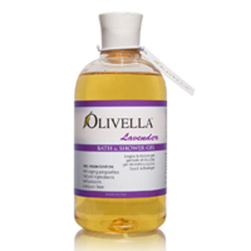 Olivella, Bath & Shower Gel, Lavender 16.9 oz