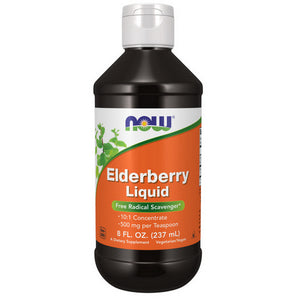 Now Foods, Elderberry Liquid, 8 oz