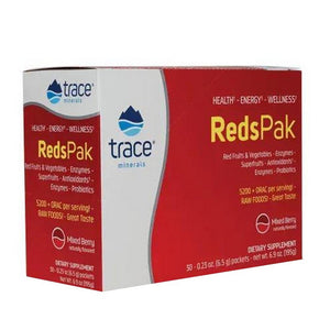 Trace Minerals, Reds Pak, 30 paks