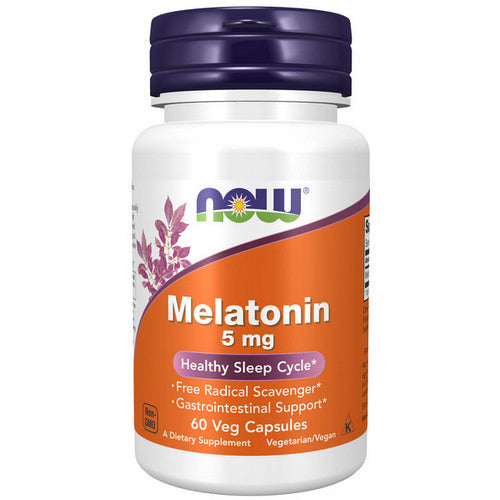 Now Foods, Melatonin, 5 mg, 60 Vcaps