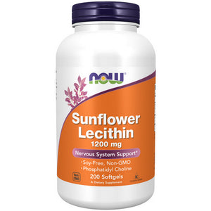 Now Foods, Sunflower Lecithin, 200 Softgels