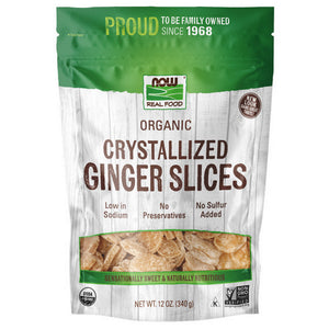 Now Foods, Ginger Slices (Crystallized), 12 oz