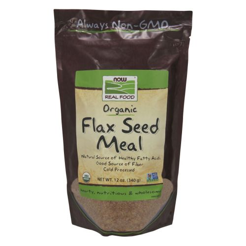Now Foods, Flax Seed Organic, Meal 12 oz