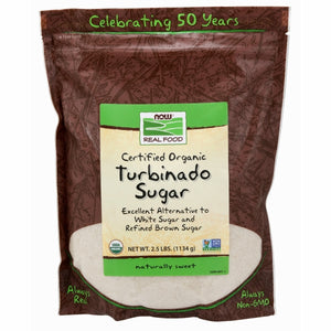 Now Foods, Turbinado Sugar Organic, 2.5 lb