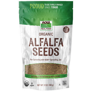 Now Foods, Alfalfa Seeds, 12 Oz