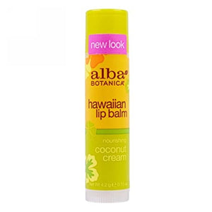 Alba Botanica, Hawaiian Lip Balm, Coconut Cream 0.15 oz