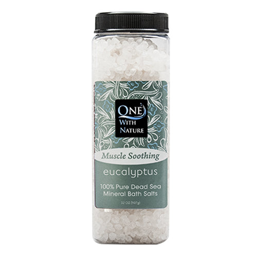 One with Nature, Bath Salts, Eucalyptus 32 oz
