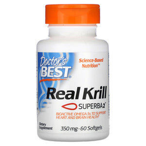 Doctors Best, Real Krill, 60 Softgels