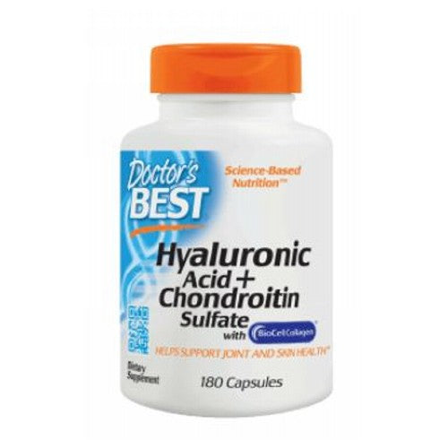 Doctors Best, Hyaluronic Acid with Chondroitin Sulfate, 180 Veggie Caps