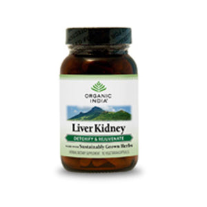 Organic India, Liver Kidney Care, 90 CAP