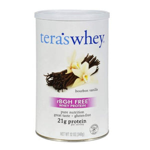 Tera's Whey, Whey Protein, Bourbon Vanilla/rBGH Free 12 Oz