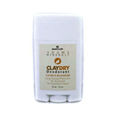 Zion Health, Clay Dry Deodorant, Citrus Blossom 2.5 oz