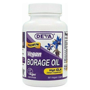 Deva Vegan Vitamins, Vegan Borage Oil, 90 vcaps