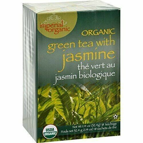 Uncle Lees Teas, Imperial Organic Green Tea, Jasmine 18 bags