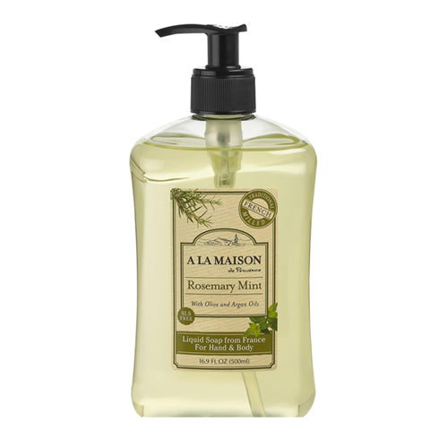 A La Maison, French Liquid Soap, Rosemary & Mint 16.9 oz