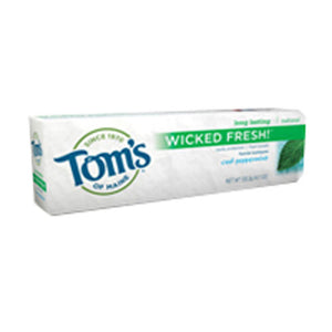 Tom's Of Maine, Wicked Fresh Fluoride Toothpaste, Cool Peppermint 4.7 oz