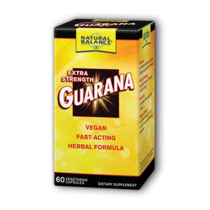 Natural Balance (Formerly known as Trimedica), Guarana, Extra Strength 60 caps