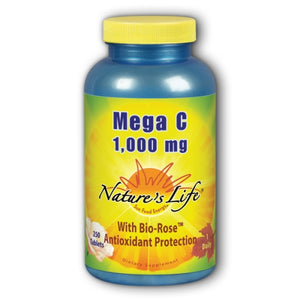 Nature's Life, Mega Vitamin C, 1000 mg, 250 tabs