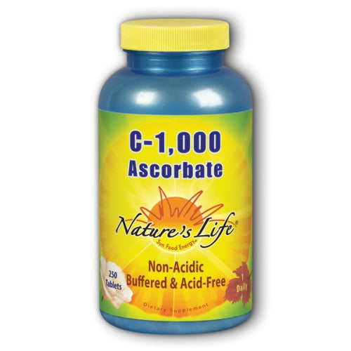 Nature's Life, Ascorbate C, 1000 mg, 250 tabs