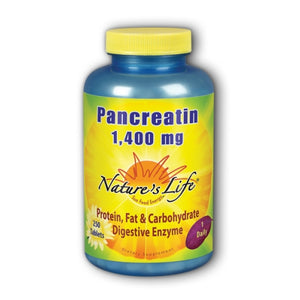 Nature's Life, Pancreatin, 1400 mg, 250 tabs