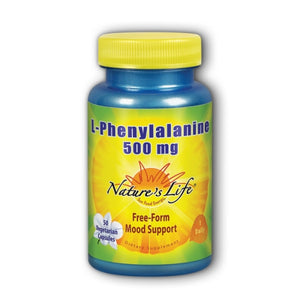 Nature's Life, L-Phenylalanine, 500 mg, 50 caps