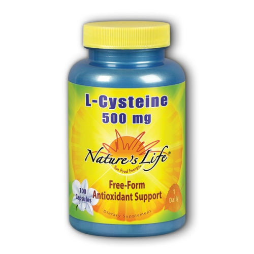 Nature's Life, L-Cysteine, 500 mg, 100 Caps