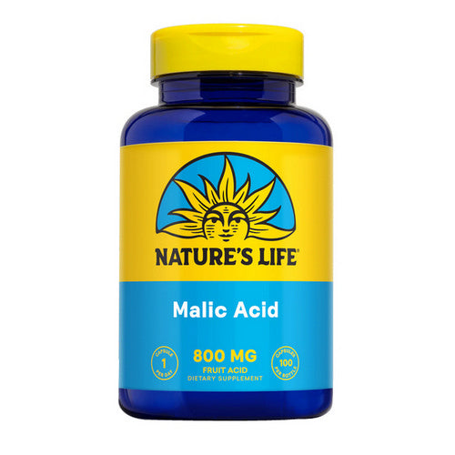 Nature's Life, Malic Acid, 800 mg, 100 vcaps