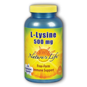 Nature's Life, L-Lysine, 500 mg, 250 caps