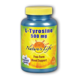 Nature's Life, L-Tyrosine, 500 mg, 100 caps