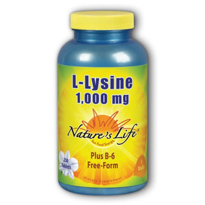 Nature's Life, L-Lysine, 1000 mg, 250 tabs