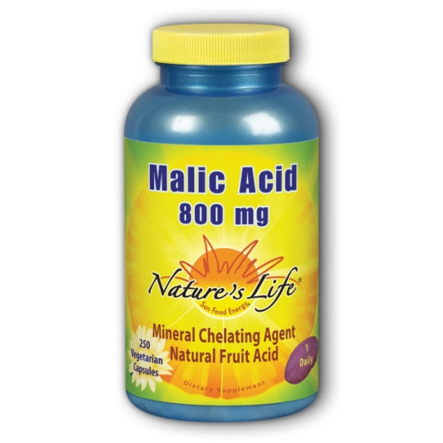 Nature's Life, Malic Acid, 800 mg, 250 vcaps