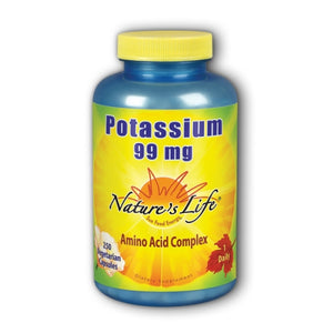 Nature's Life, Potassium, 99 mg, 250 caps