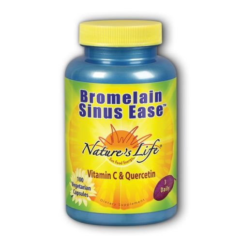 Nature's Life, Bromelain Sinus Ease, 1200 mg, 100 caps