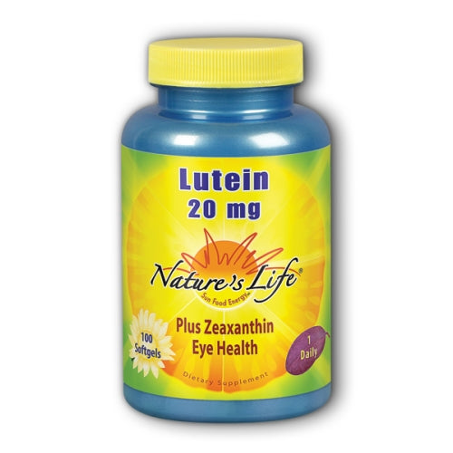 Nature's Life, Lutein, 20 mg, 100 softgels
