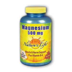 Nature's Life, Magnesium, 500 mg, 180 caps