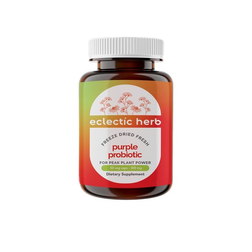 Eclectic Herb, Purple Probiotic, 300 mg, 90 caps