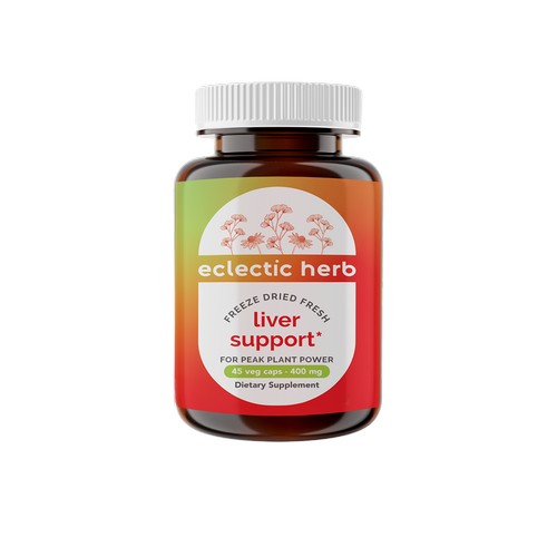 Eclectic Herb, Liver Support, 400 mg, 45 caps