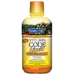 Garden of Life, Vitamin Code Multivitamin Orange Mango, Liquid Multi, 30 oz
