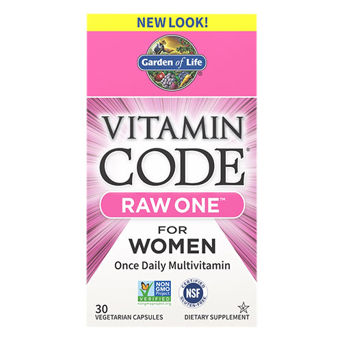 Garden of Life, Vitamin Code RAW One for Women, 30 caps