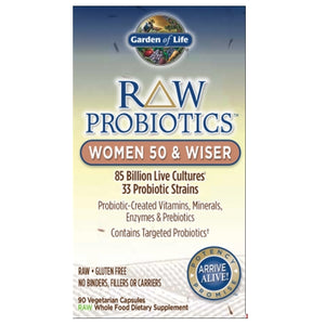 Garden of Life, RAW Probiotics Women, 50 & Wiser 90 caps
