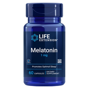 Life Extension, Melatonin, 1 mg, 60 Caps