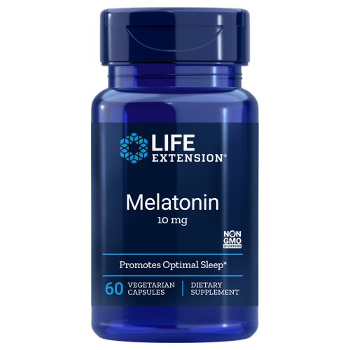 Life Extension, Melatonin, 10 mg, 6 Hour Timed Release 60 caps